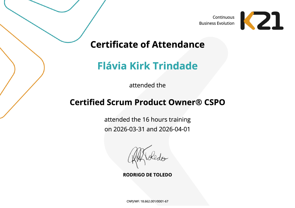 Certificado K21